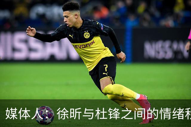 媒体人：徐昕与杜锋之间的情绪积聚已久，前者重返广东队的可能性渺茫